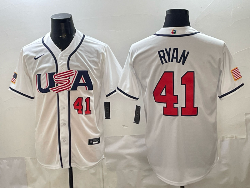 Men 2026 World cup white MLB Nike jersey 0094